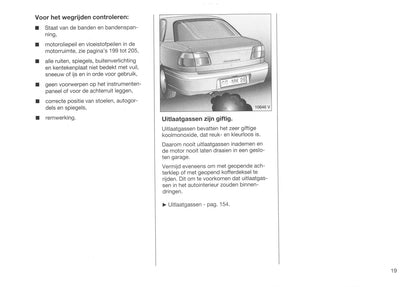 1999-2003 Opel Omega Owner's Manual | Dutch