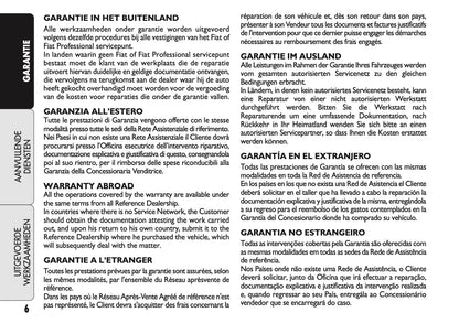 Fiat Garantieboekje 2018 - 2020