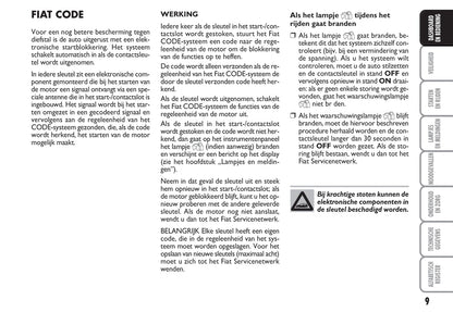 2009-2010 Fiat Croma Bedienungsanleitung | Niederländisch