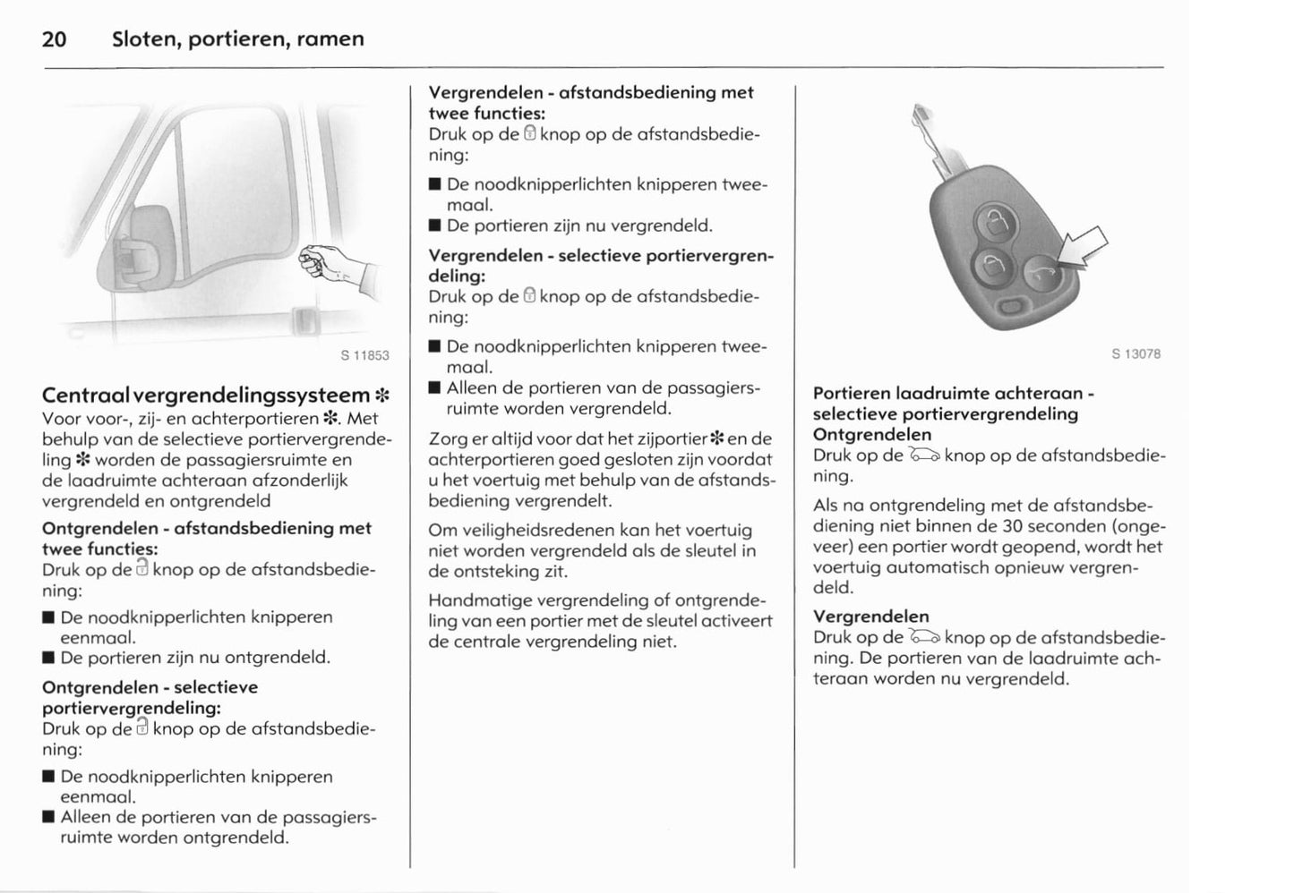2006-2010 Opel Movano Owner's Manual | Dutch