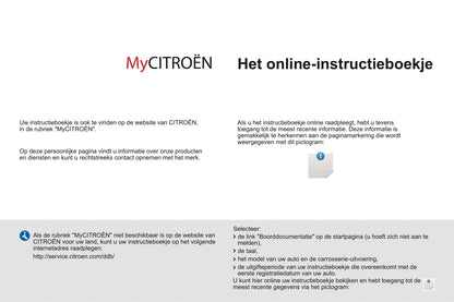 2014-2015 Citroën Jumper Owner's Manual | Dutch