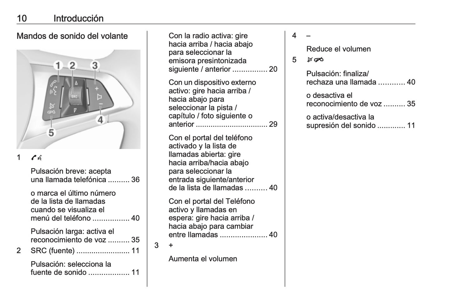 Opel Adam Manual de infoentretenimiento 2013 - 2017