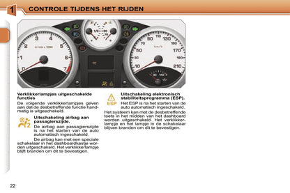 2005-2006 Peugeot 207 Bedienungsanleitung | Niederländisch