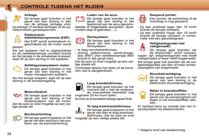 2005-2006 Peugeot 207 Owner's Manual | Dutch