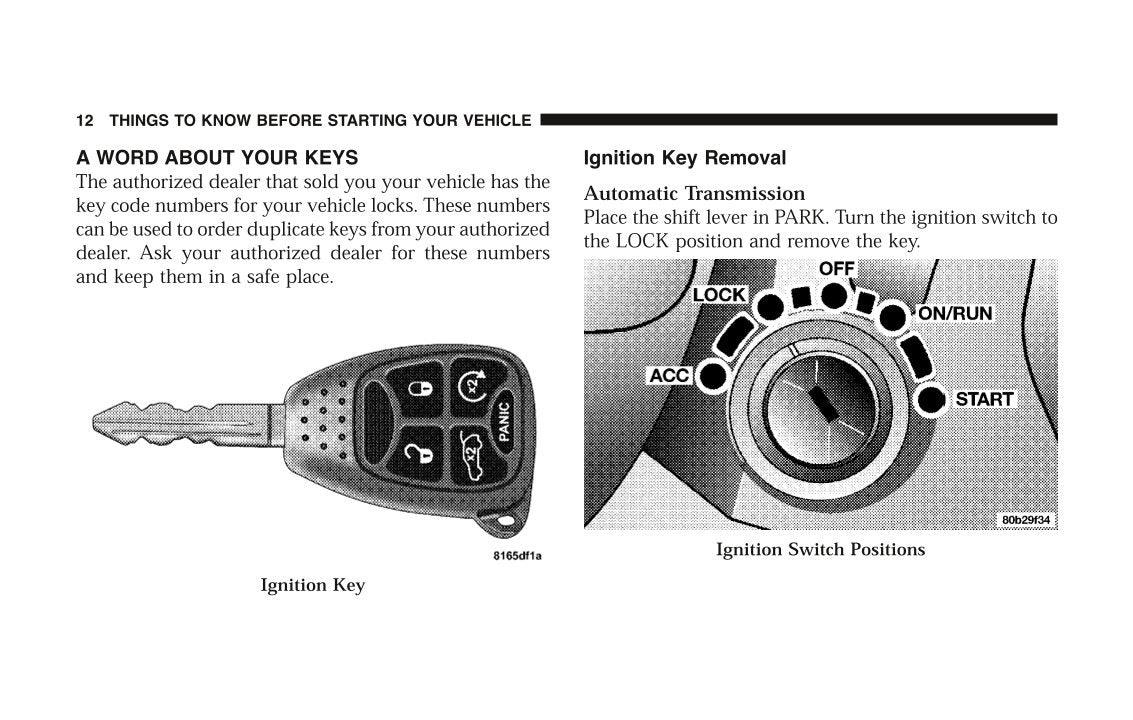 2008 Chrysler Aspen Owner's Manual | English