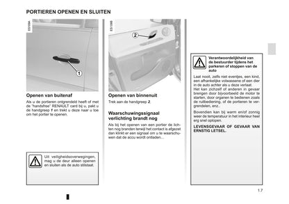 2011-2012 Renault Espace Owner's Manual | Dutch