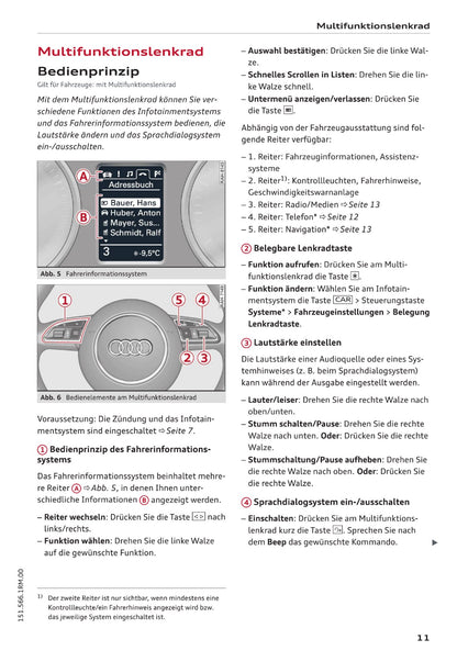 Audi Radio Concert Bedienungsanleitung 2016