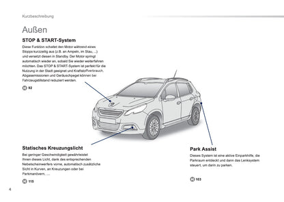 2016-2018 Peugeot 2008 Owner's Manual | German