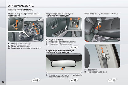 2011-2012 Peugeot 4007 Bedienungsanleitung | Polnisch
