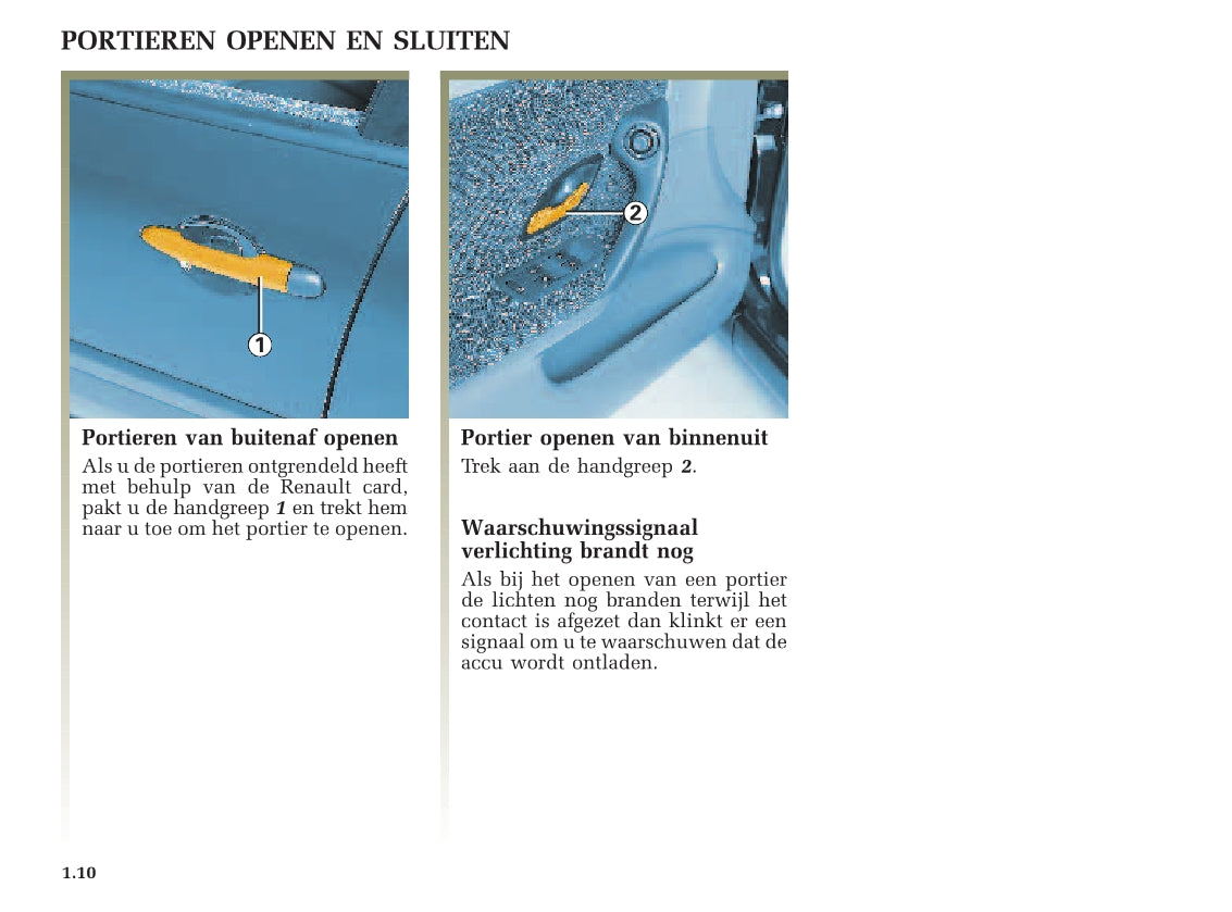 2001-2002 Renault Laguna Gebruikershandleiding | Nederlands