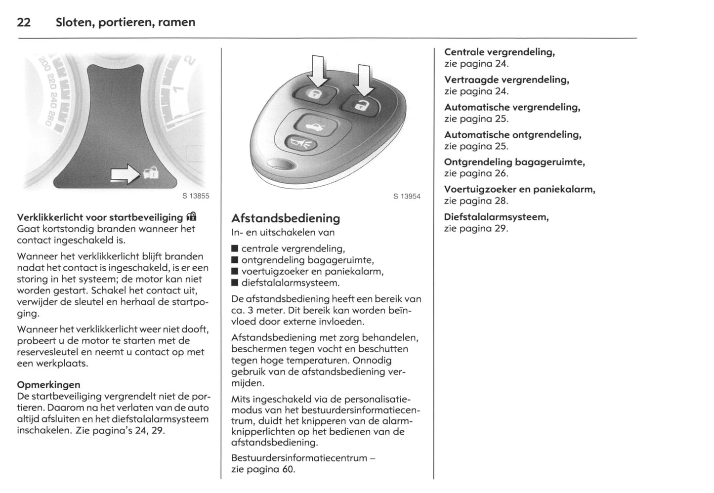 2007-2009 Opel GT Owner's Manual | Dutch