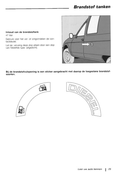 1997-1998 Citroën C15 Bedienungsanleitung | Niederländisch