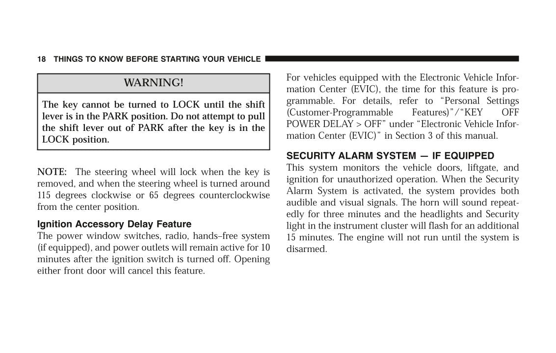 2008 Chrysler Aspen Owner's Manual | English