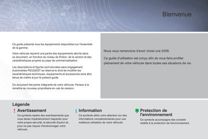 2015-2016 Peugeot 2008 Bedienungsanleitung | Französisch
