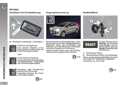 2012-2013 Peugeot 3008 HYbrid4 Gebruikershandleiding | Duits