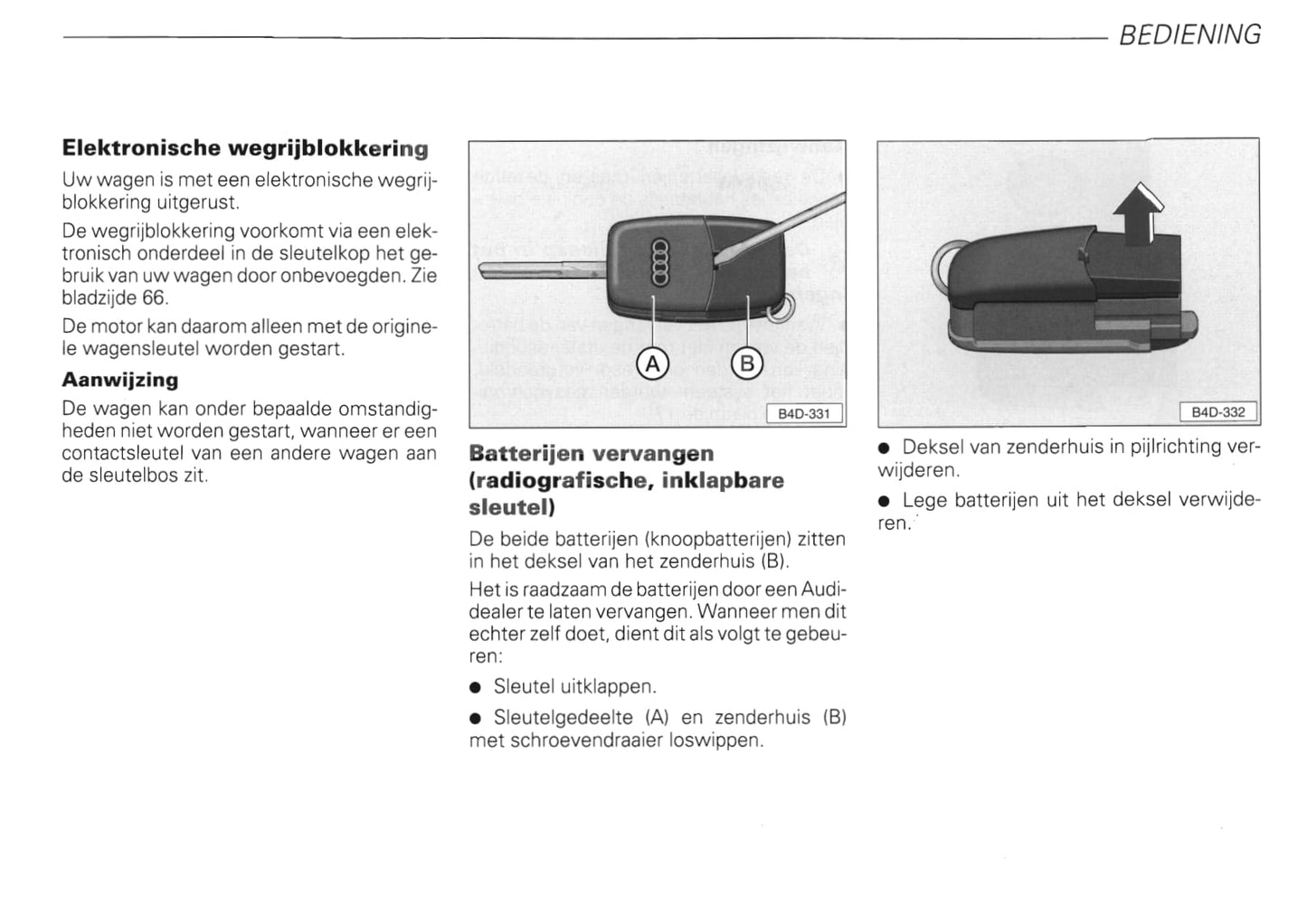 1999-2006 Audi TT Owner's Manual | Dutch