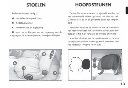 1998-1999 Fiat Bravo Owner's Manual | Dutch