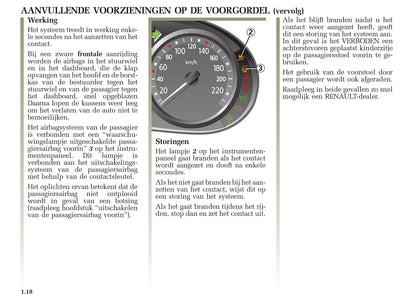 2005-2006 Renault Clio Owner's Manual | Dutch