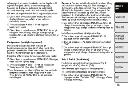 2007-2014 Fiat 500 Gebruikershandleiding | Dansk