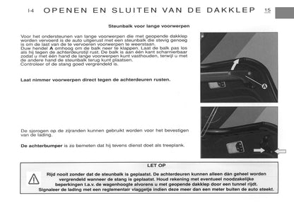 1996-2002 Citroën Berlingo Manuel du propriétaire | Néerlandais