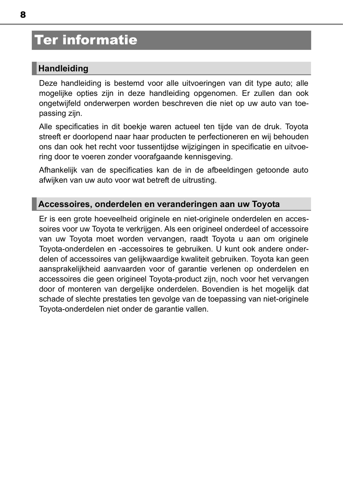 2013-2016 Toyota RAV4 Manuel du propriétaire | Néerlandais