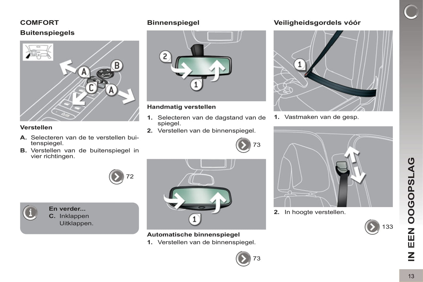 2012-2013 Peugeot 5008 Owner's Manual | Dutch