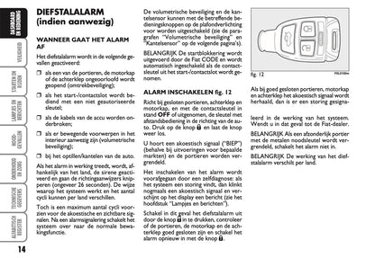 2007-2008 Fiat Croma Owner's Manual | Dutch