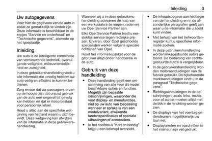 2014-2019 Opel Vivaro Owner's Manual | Dutch