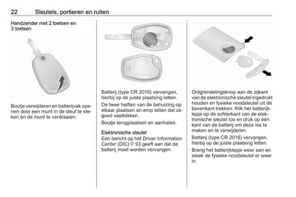 2014-2019 Opel Vivaro Bedienungsanleitung | Niederländisch
