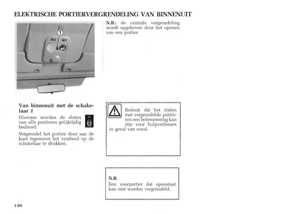 2005-2006 Renault Master Gebruikershandleiding | Nederlands