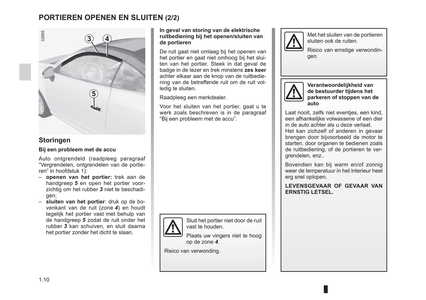 2013-2014 Renault Mégane Coupé Cabriolet/Mégane CC Owner's Manual | Dutch