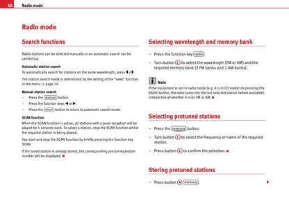 Seat Radio Car Stereo Mp3 Owners Manual