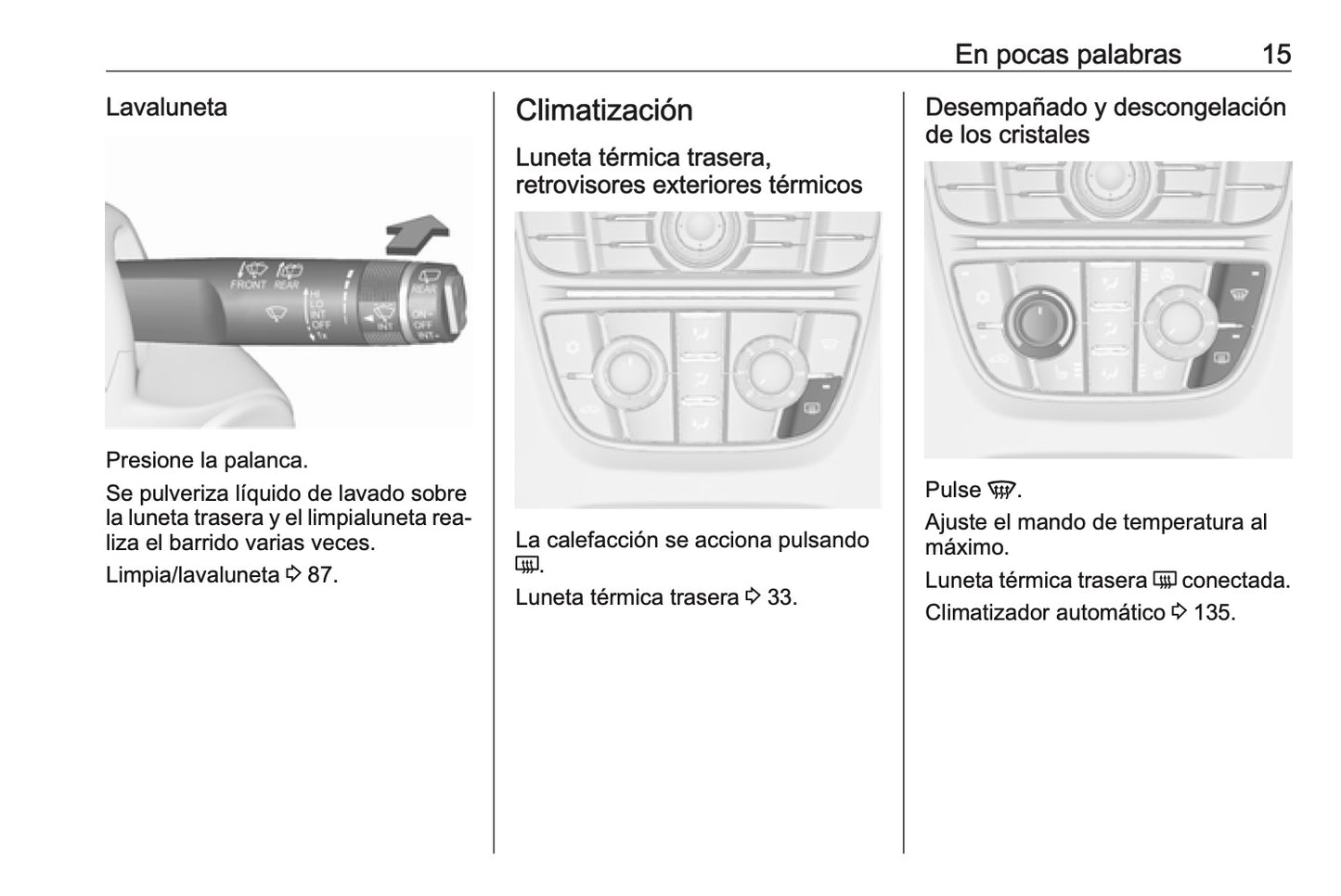 2016-2017 Opel Meriva Owner's Manual | Spanish