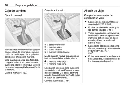 2016-2017 Opel Meriva Owner's Manual | Spanish