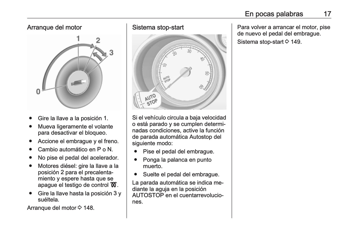 2016-2017 Opel Meriva Owner's Manual | Spanish