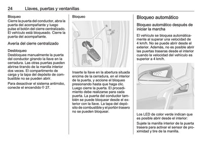 2016-2017 Opel Meriva Bedienungsanleitung | Spanisch