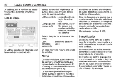 2016-2017 Opel Meriva Owner's Manual | Spanish