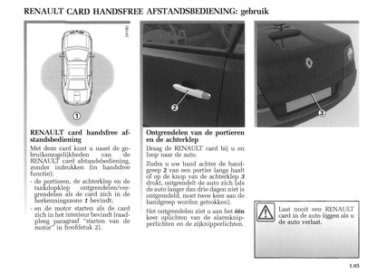 2004-2005 Renault Mégane Coupé Cabriolet Owner's Manual | Dutch