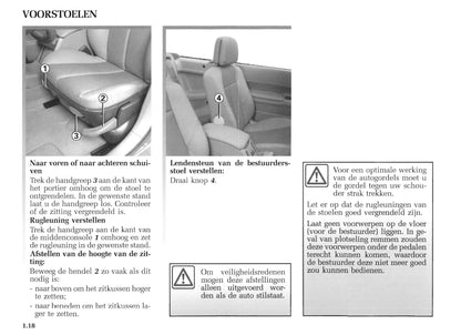 2004-2005 Renault Mégane Coupé Cabriolet Gebruikershandleiding | Nederlands