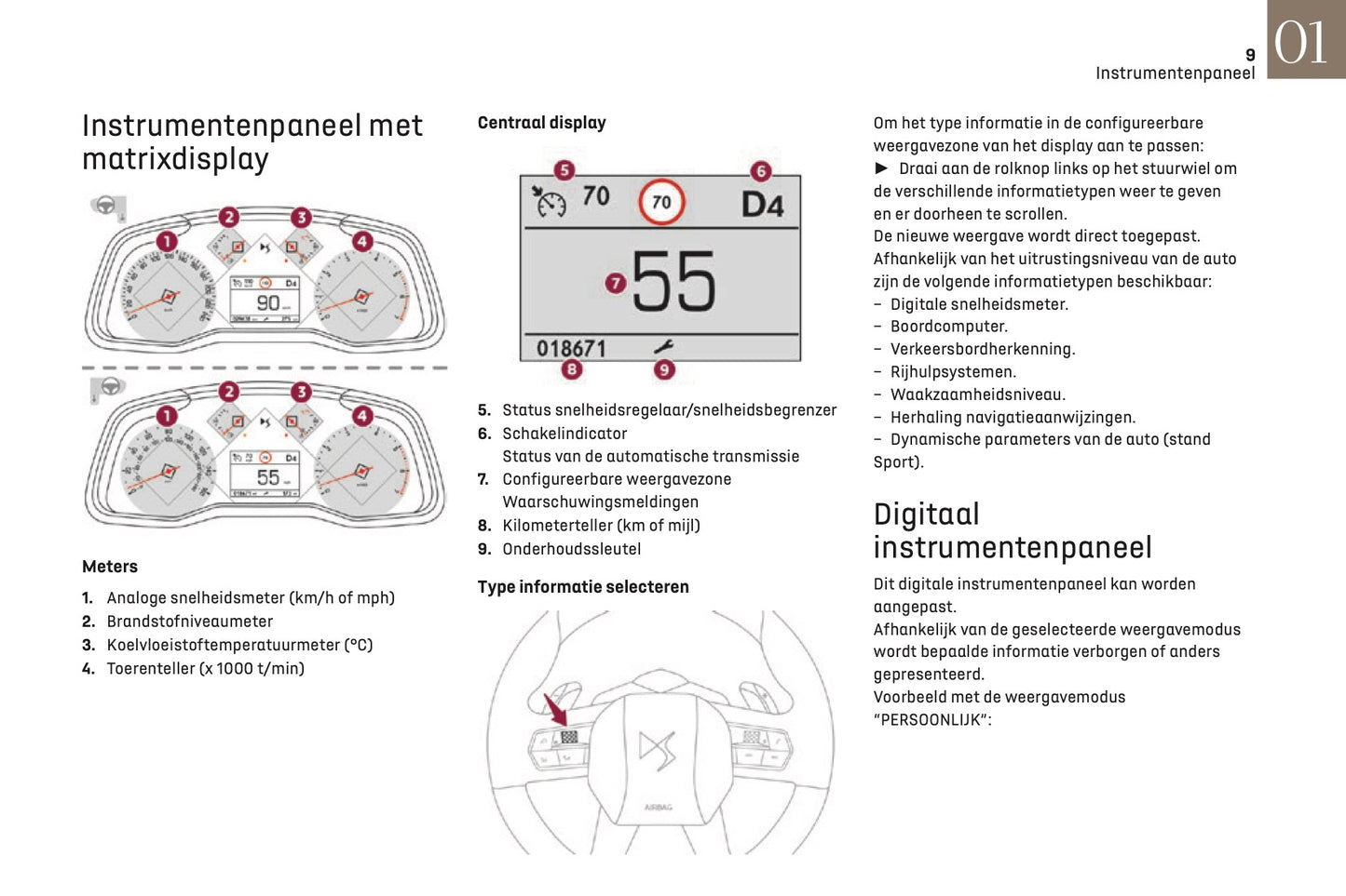 2019-2020 DS DS 7 Crossback Manuel du propriétaire | Néerlandais