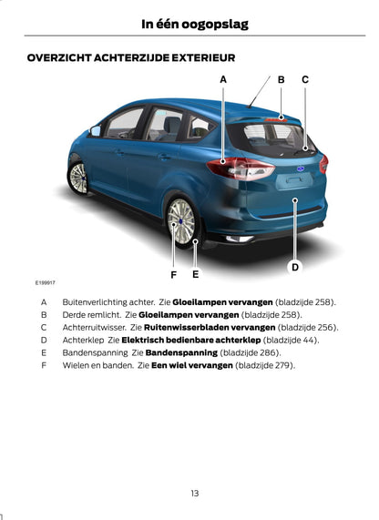 2015 Ford C-Max Gebruikershandleiding | Nederlands