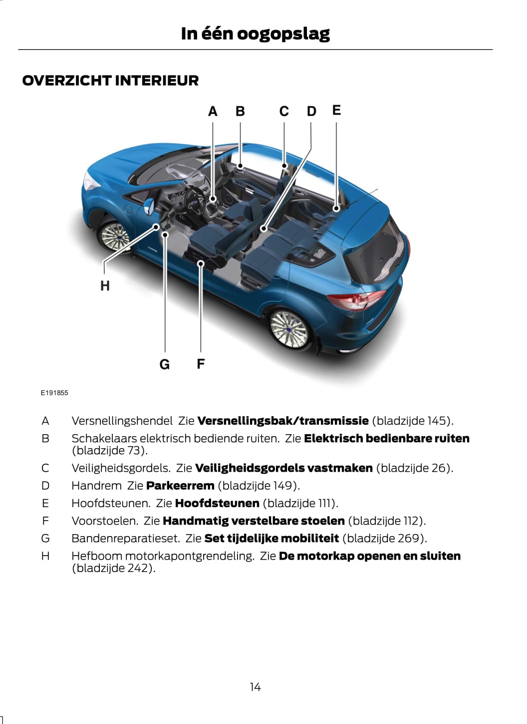 2015 Ford C-Max Bedienungsanleitung | Niederländisch
