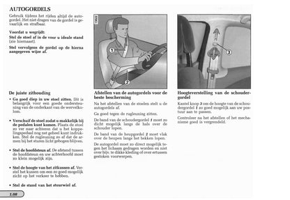 1998-1999 Renault Mégane Coupé/Mégane Coach Owner's Manual | Dutch