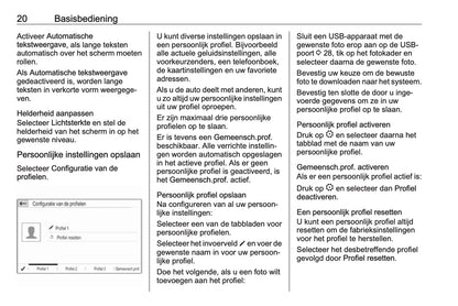 Opel Combo Handleiding Infotainment 2018 - 2023