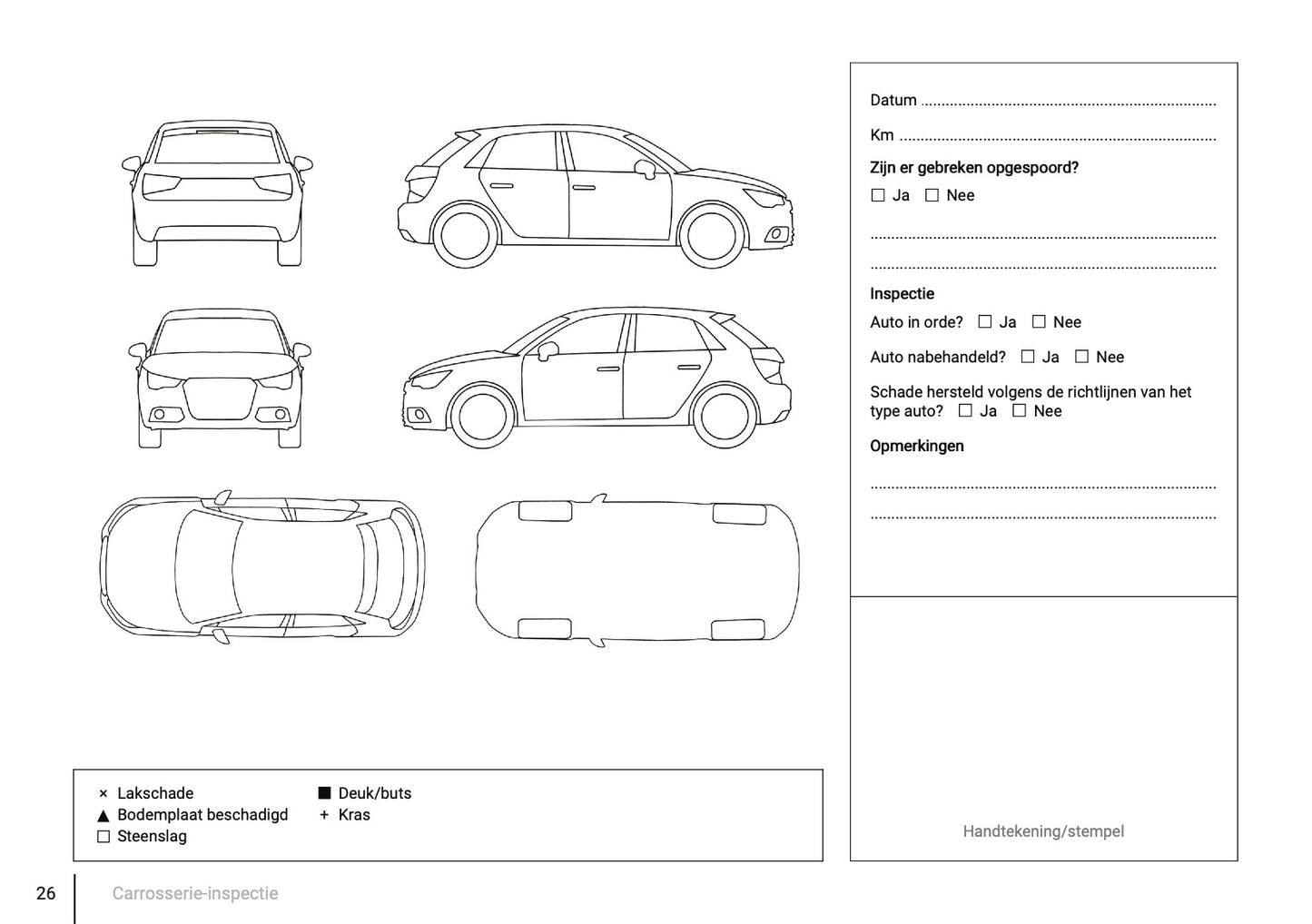 Onderhoudsboekje voor Mercedes-Benz CLC 2008 - 2011