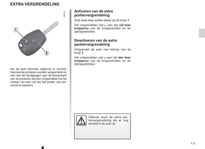 2003-2004 Renault Kangoo Bedienungsanleitung | Niederländisch