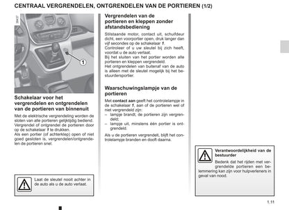 2003-2004 Renault Kangoo Bedienungsanleitung | Niederländisch