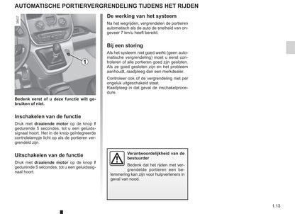 2003-2004 Renault Kangoo Gebruikershandleiding | Nederlands