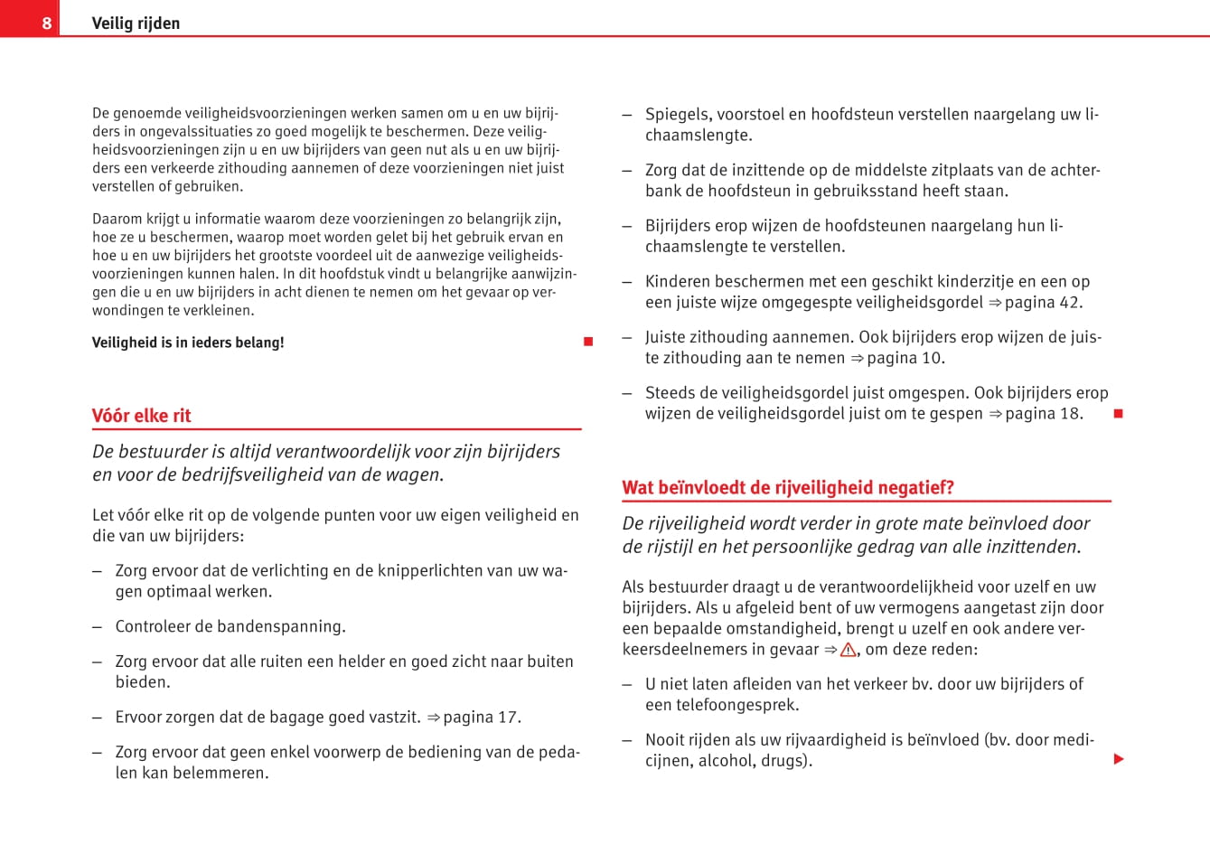 2008-2012 Seat Ibiza Gebruikershandleiding | Nederlands