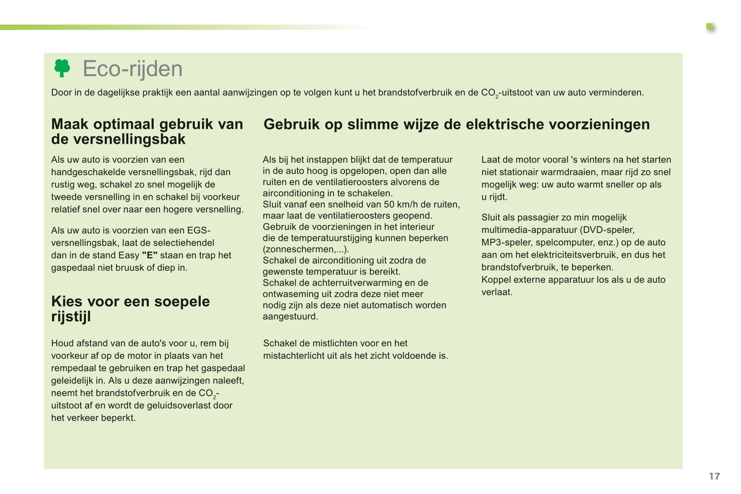 2012-2014 Citroën C1 Owner's Manual | Dutch
